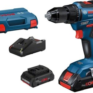 Bosch Blauw GSR 18V-55 Professional Accu schroef-boormachine | 4.0Ah Li-Ion