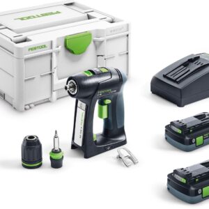 Festool C 18 HPC 4,0 I-Plus Accuschroefboormachine set | 18v