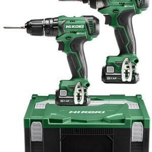 Hikoki KC12DAWBZ | Accu slagschroevendraaier en klop-boor-schroefmachine | Incl. 2 accu's en lader