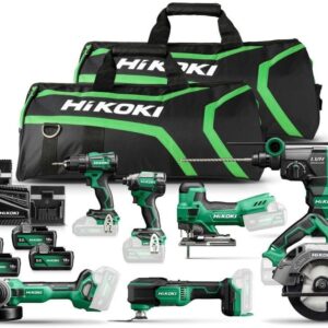 Hikoki KC18H7A 505 18V Voordeelpack | 7 x 18V machines | 5 x 5.0 Ah accu en snellader