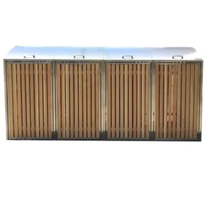 Lark RVS Ombouw | 4 Containers