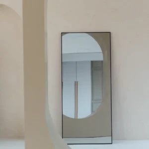 Finn Rechthoekige spiegel 180×80 cm – Zwart