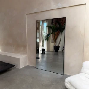 MEGA GROTE SPIEGEL AURA | 200 cm x 120 cm zwart