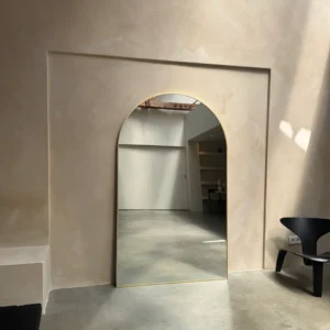 MEGA GROTE SPIEGEL MOON | 200 cm x 120 cm goud