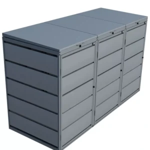 Kuba Store Ombouw Grijs Aluminium | 3 Containers