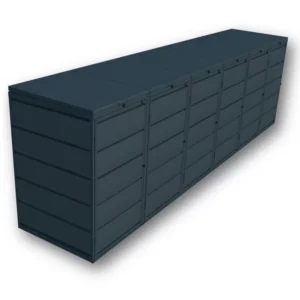 Kuba Store Ombouw Antraciet | 6 Containers