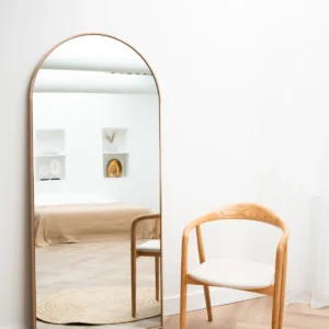 Maj Oak Boogspiegel Eikenhout 180×80 cm