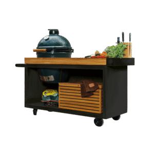 OFYR Kamado Table PRO black 135 + Big Green Egg large
