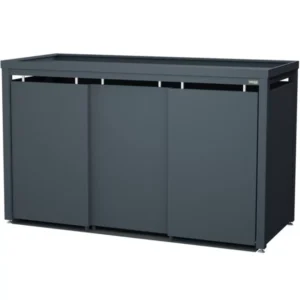 StyleOUT® BLANK Ombouw Antracietgrijs – Aluminium | 3 Containers