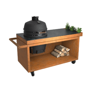 OFYR 150 kamado tafel pro+ cortenstaal